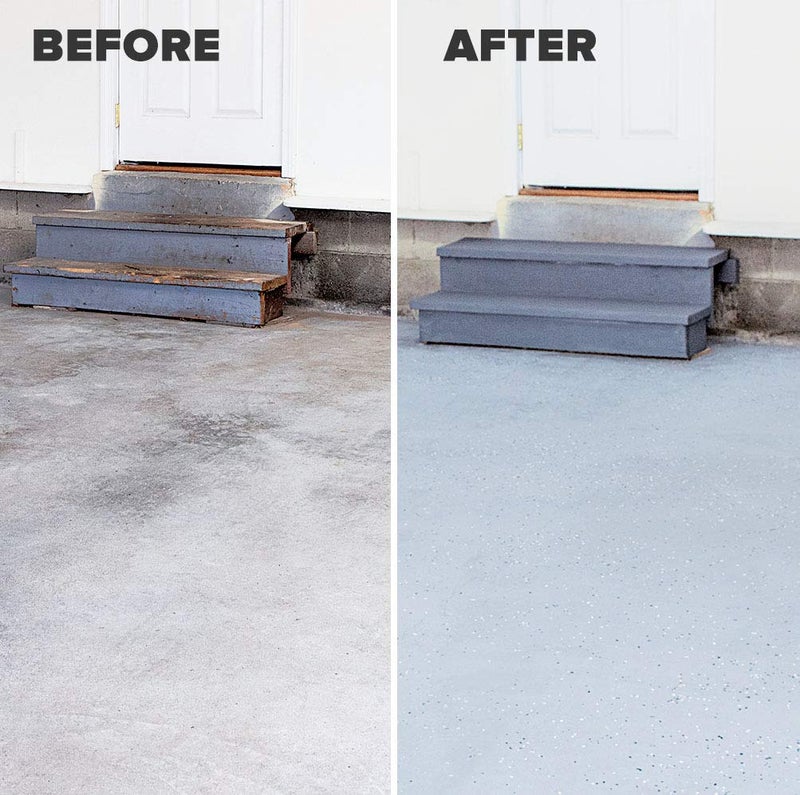 INSL-X Garage Guard Waterbased Epoxy Semi-Gloss Floor Paint, 1 Gallon Kit, Showroom Gray - Image 5